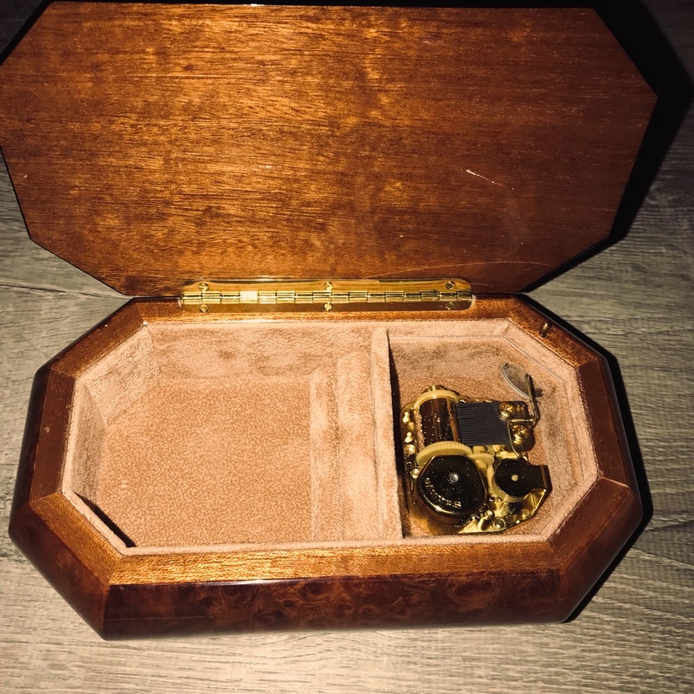 Rare Handcrafted Violin Music Box From Italy - Picture 3 of 7